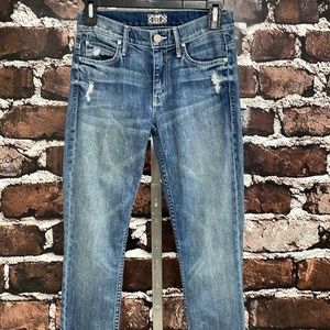 MOTHER Jeans The Muse Ankle Blue Denim Size 24